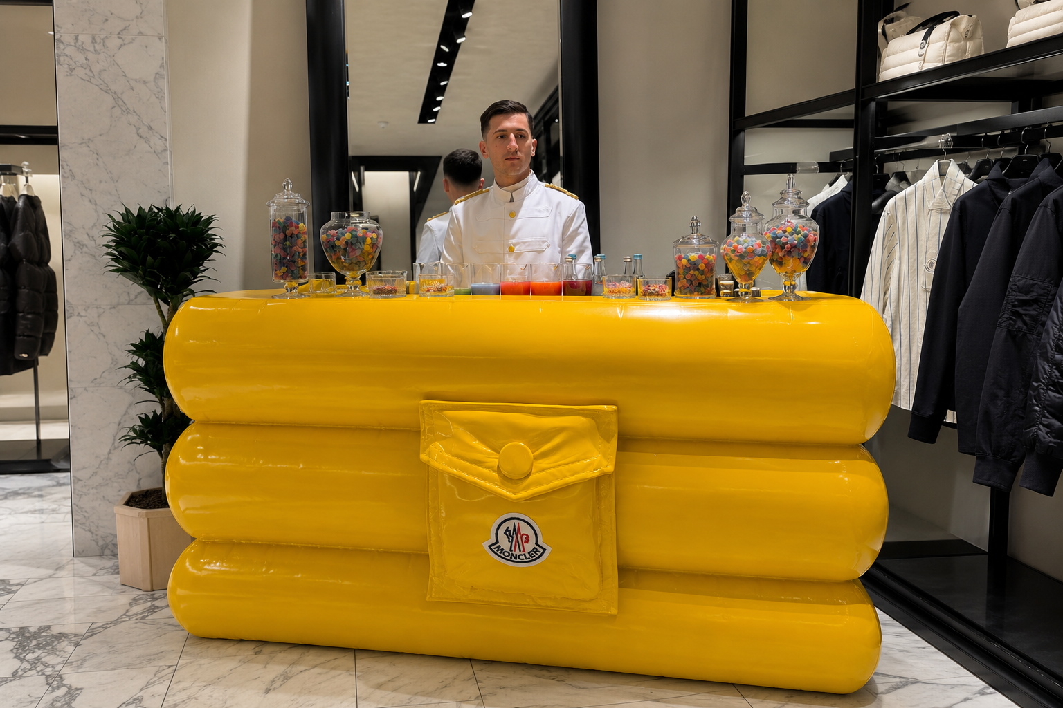 Catering e allestimenti per eventi luxury: il progetto Deluxy per Moncler
