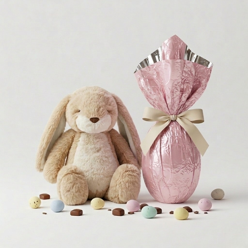 Abbracci di Cioccolato - Peluche e Uovo di Pasqua