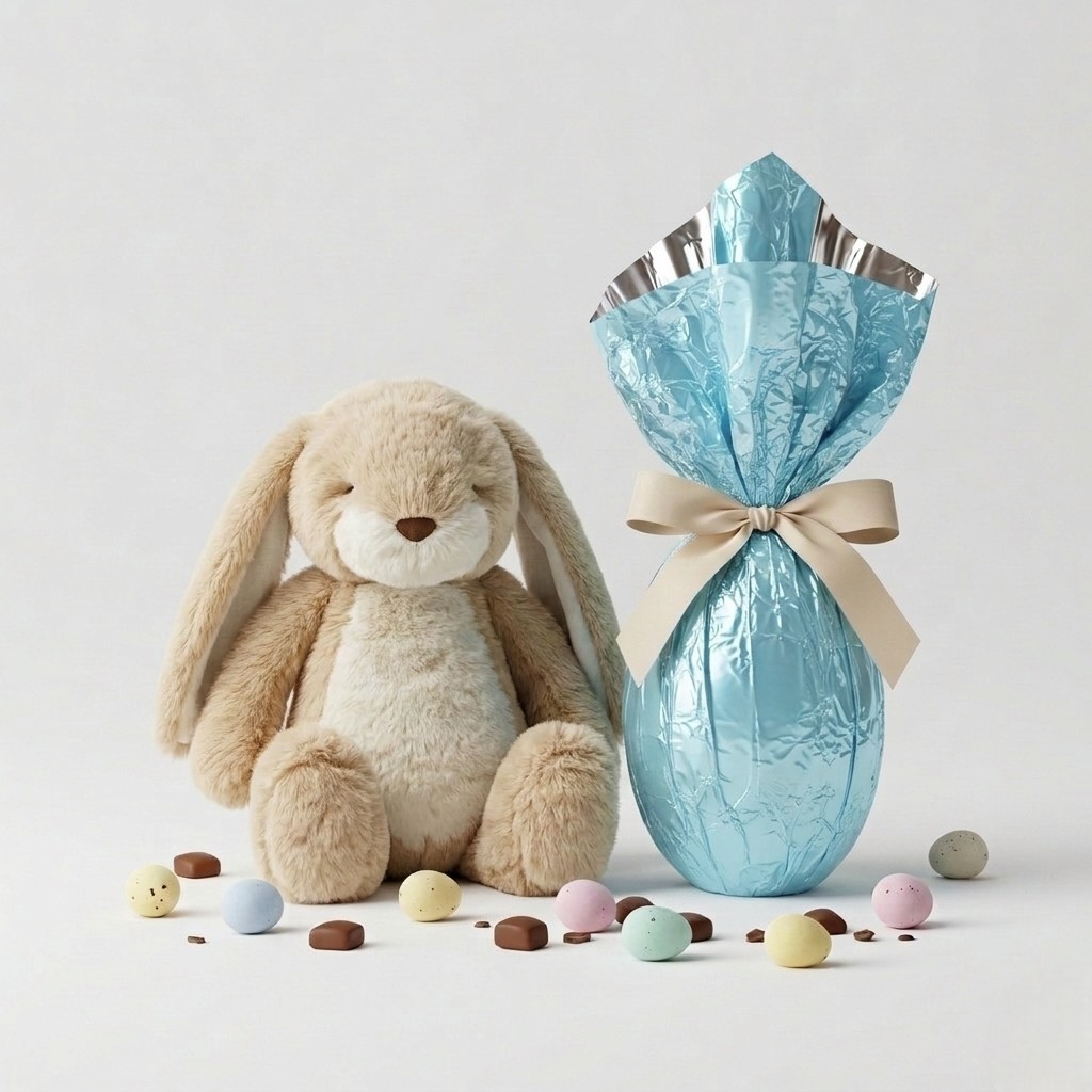 Abbracci di Cioccolato - Peluche e Uovo di Pasqua
