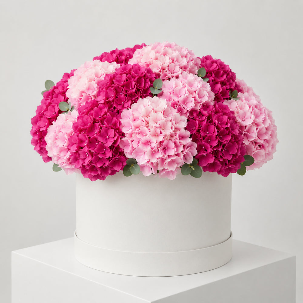 Cappelliera Ortensie Rosa e Fucsia – Fiori, Deluxy Business, vista 3